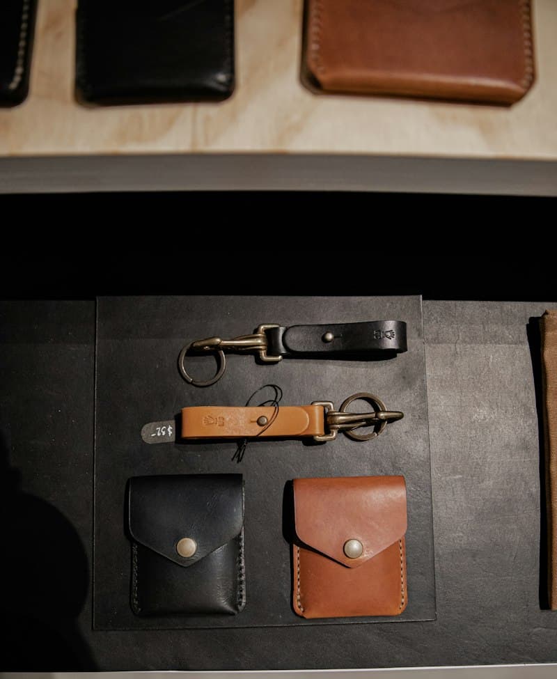 Bespoke Folded Card Wallet lifestyle detail